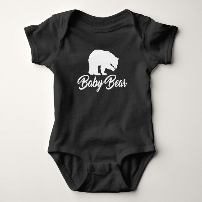 BODY PARA BEBÊ PAPA BEAR BEAR BEAR BEAR BEAR PADRE SON GIFT (Frente)