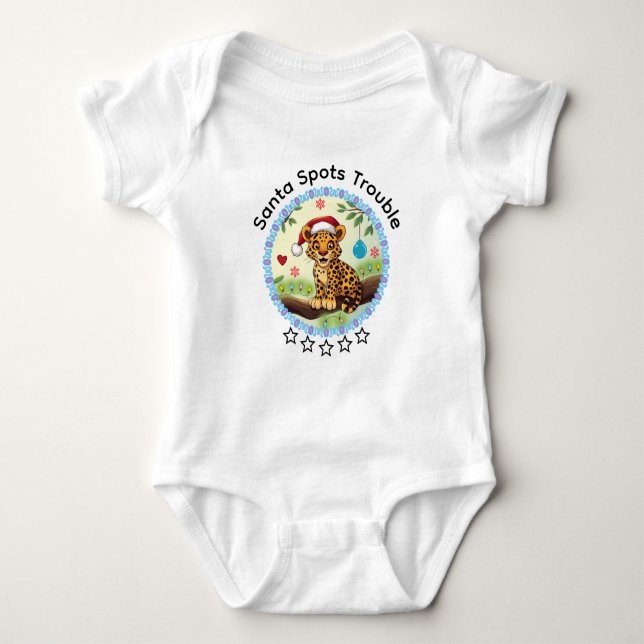 Body Para Bebê Papai Noel (Frente)