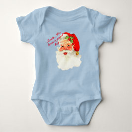Body Para Bebê Papai Noel eu fui bonzinho Personalize Natal Bebê