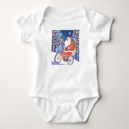 Body Para Bebê Papai Noel motociclista