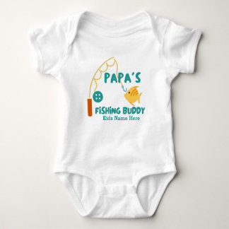 Body Para Bebê Papai's Fish Buddy Baby