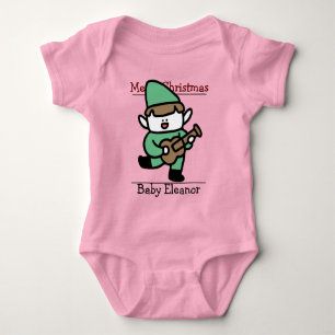 Body Para Bebê papais noeis. bebê primeiro Natal