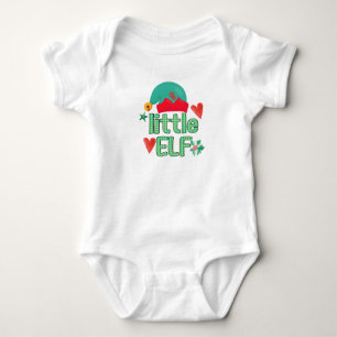 Body Para Bebê Papais noeis De Natal Engraçados, Pequeno Elf Todd