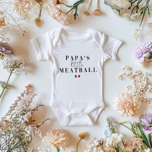 Body Para Bebê Papas Little Meatball   Bebê italiano bonito