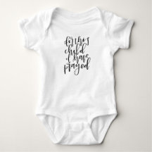Para esta criança eu Prayed - Bodysuit do bebê