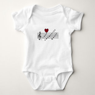 Body Para Bebê Para o amante da música da orquestra