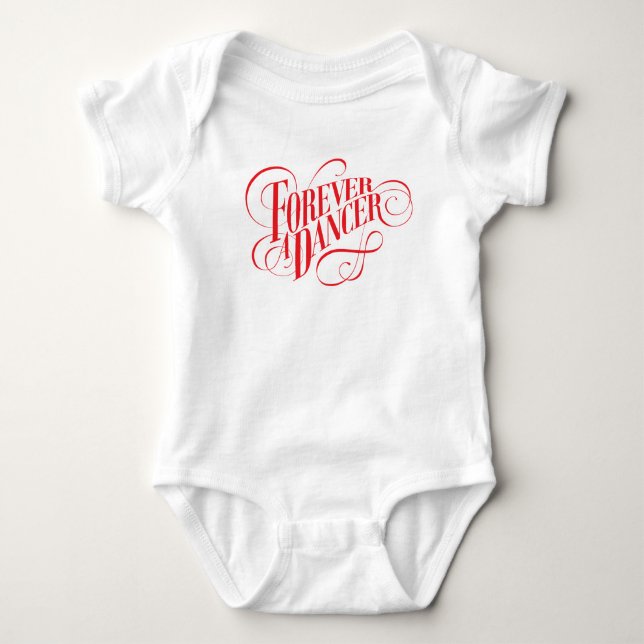 Body Para Bebê Para Sempre Um Dançarino (Frente)