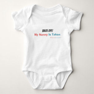 Body Para Bebê Para trás, minha babá é tirada