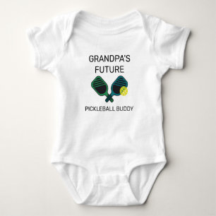Body Para Bebê Parceiro de Tênis de Praia do Vovô no Futuro