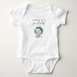 Body Para Bebê Parceiro do anúncio de gravidez