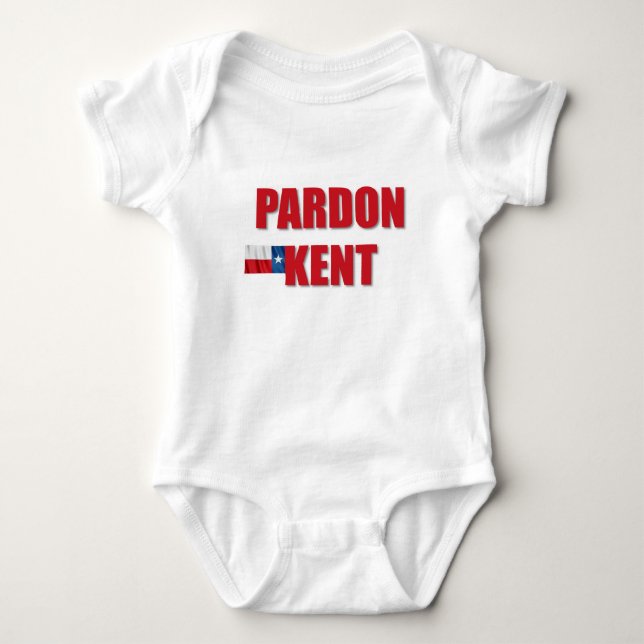 Body Para Bebê Pardon Kent (Frente)