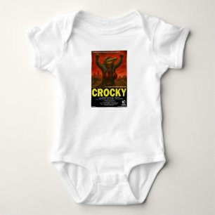 Body Para Bebê Paródia de Filme Clássico Crocky