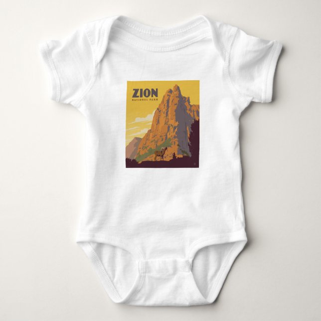 Body Para Bebê Parque Nacional Zion | Ram (Frente)