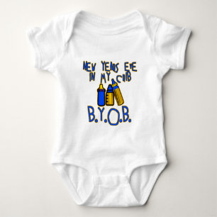 Body Para Bebê Partido da véspera de Ano Novo em minha ucha BYOB