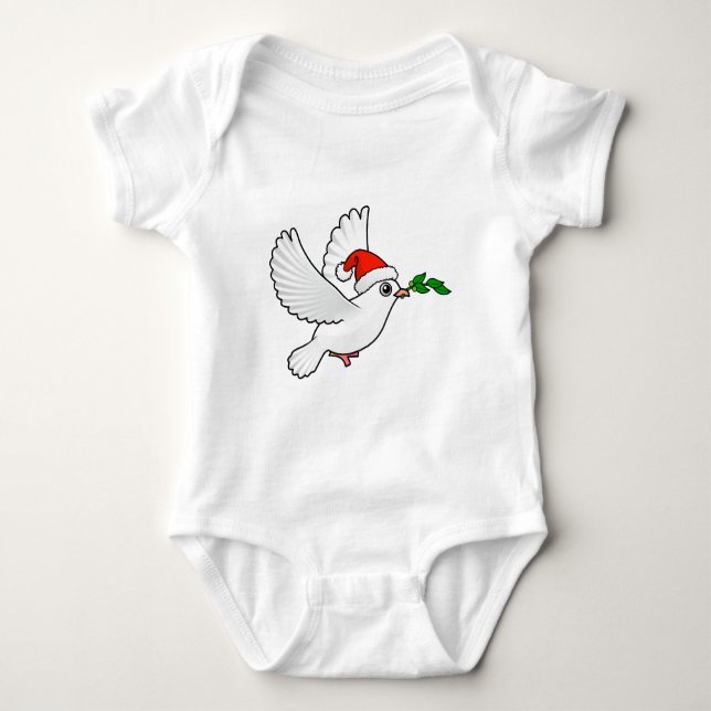 Body Para Bebê Páscoa Dove Natal (Frente)