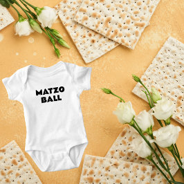 Body Para Bebê Páscoa judaica Pessach Passover Matzo Ball
