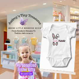 Body Para Bebê Páscoa Personalizada Bebê Roupa