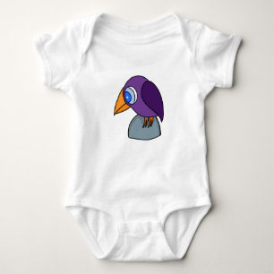 Body Para Bebê Pássaro Pequeno