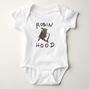 Body Para Bebê Pássaro Robin Hood