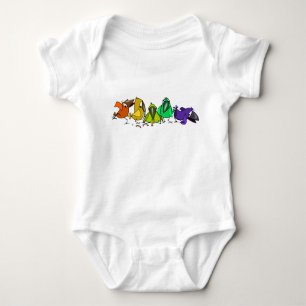 Body Para Bebê Pássaros Engraçados Bebê Roupa