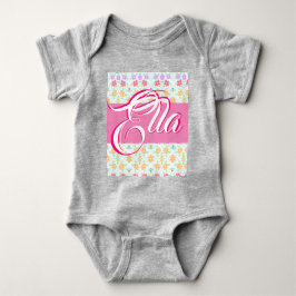 Body Para Bebê Pastel e Cinzas doces