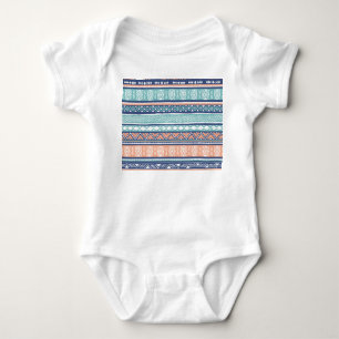 Body Para Bebê Pastel tribal Navajo: padrão perfeito.