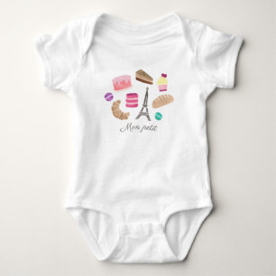 Body Para Bebê Pastelaria francesa