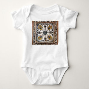 Body Para Bebê Patchwork de textura árabe marble
