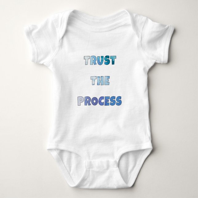 Body Para Bebê Patience & Progress – Trust The Process Design (Frente)