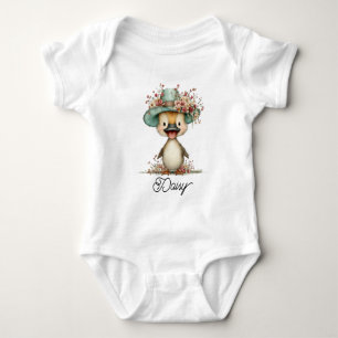 Body Para Bebê Patinho Fofo