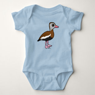 Body Para Bebê Pato assobiador de barriga negra