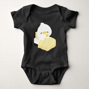 Body Para Bebê Pato Cansado Fofo