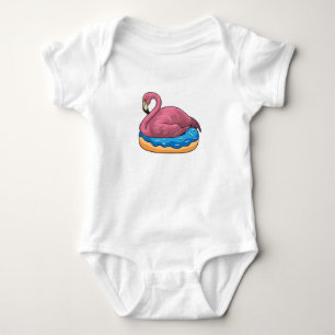Body Para Bebê Pato com Rosquinha