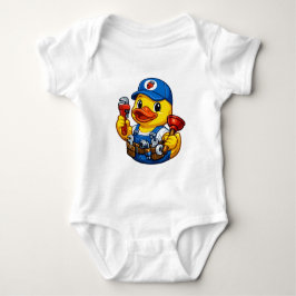 Body Para Bebê Pato de Borracha Encanador