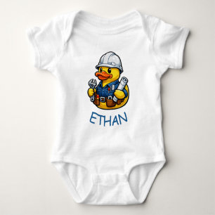 Body Para Bebê Pato de Borracha Engenheiro