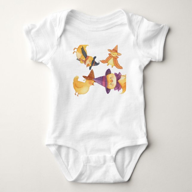 Body Para Bebê Pato Feiticeira (Frente)