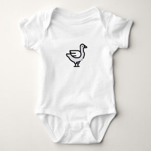 Body Para Bebê Pato Pequeno
