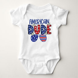 BODY PARA BEBÊ PATRIÓTICO VERMELHO BRANCO AZUL AMERICANO