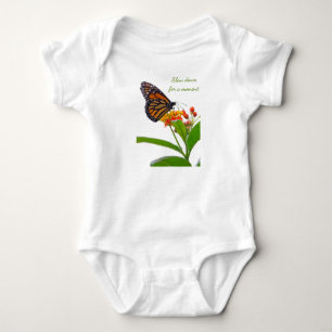 Body Para Bebê Pausa da Borboleta