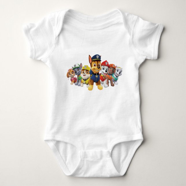 Body Para Bebê paw patrol (Frente)