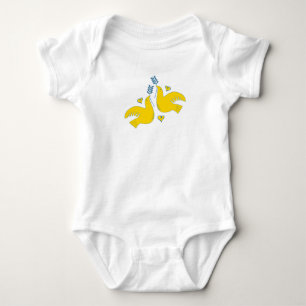 Body Para Bebê Paz e Amor