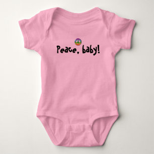 Body Para Bebê Paz, querida! Garotas-Caçadores