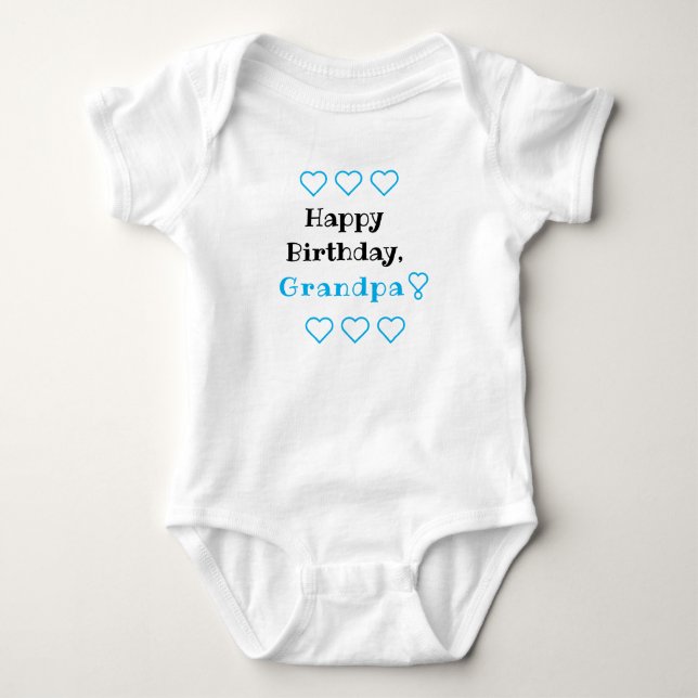 Body Para Bebê Peça de Aniversário Personalizada (Frente)