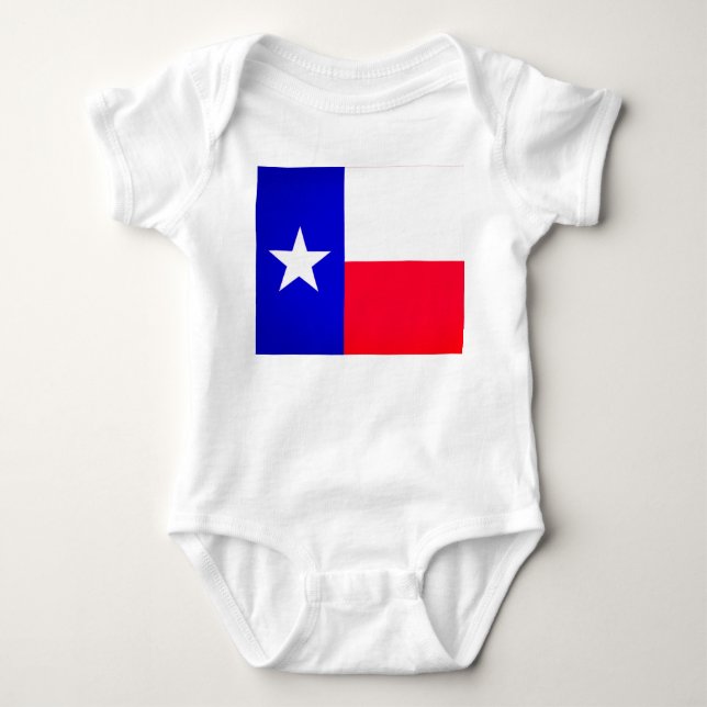 Body Para Bebê Peça Única Nativa do Texas para Bebê (Frente)