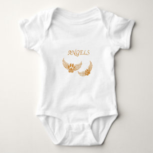 Body Para Bebê Peças de anjo com dor