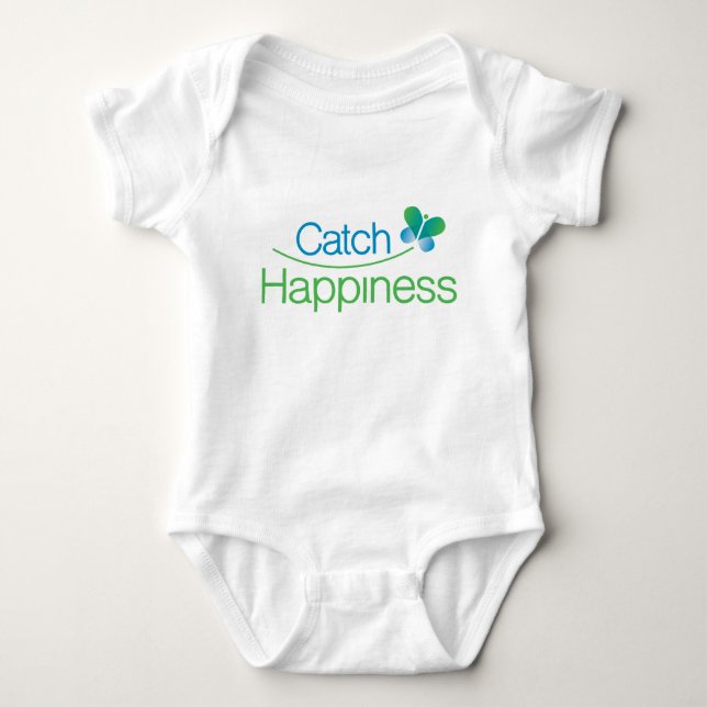 Body Para Bebê Pegue a Felicidade com o seu pequeno! (Frente)