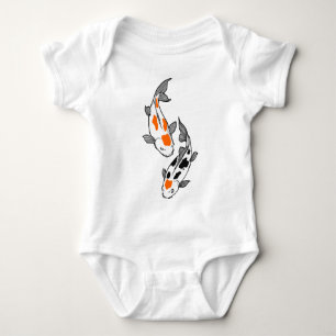 Body Para Bebê Peixe Koi