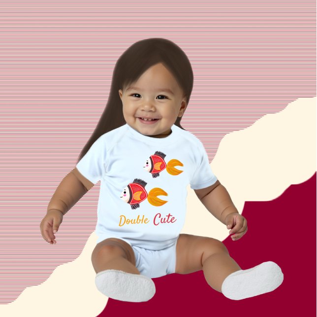 Body Para Bebê Peixe nadando (Criador carregado)