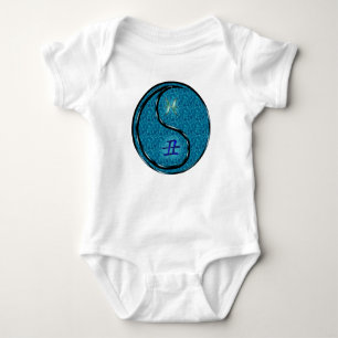 Body Para Bebê Peixes & Boi de Água