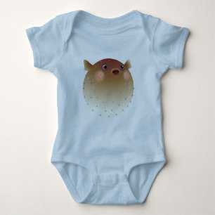 Body Para Bebê Peixes do soprador